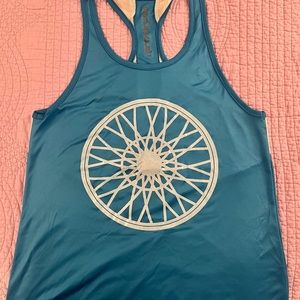 Authentic Turquoise blue Soul Cycle Tank Top - Size small